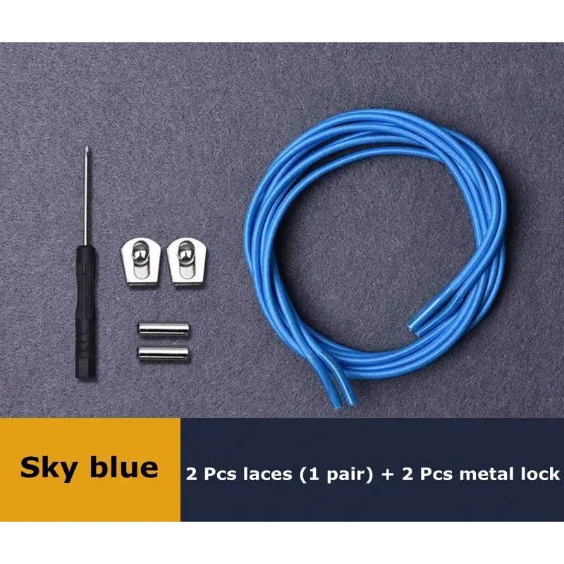sky blue cable with 2mm connectors