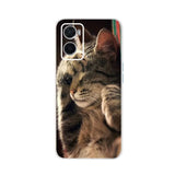 a cat with its head on the phone case