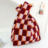 a small bag with a pattern on it