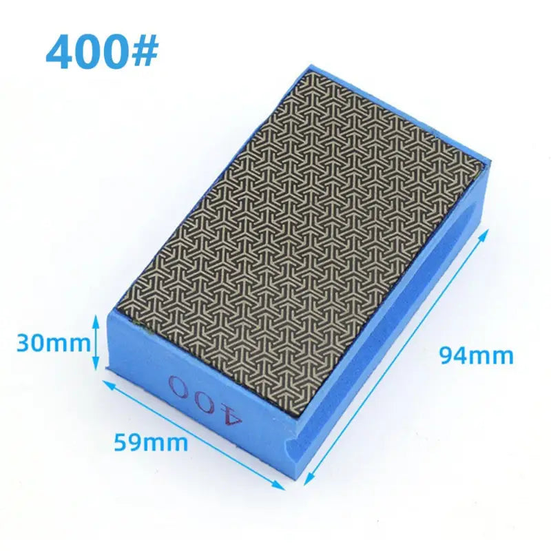 a blue box with a pattern on it