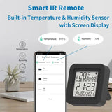 smart alarm clock with temperature and temperature