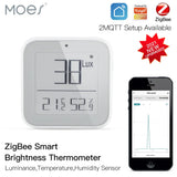 Smart brightness thermometer with humidity sensor.