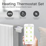Smart heating thermostat with smartphone app.