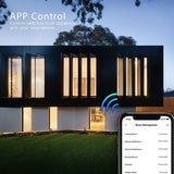 a smart home app on a smartphone