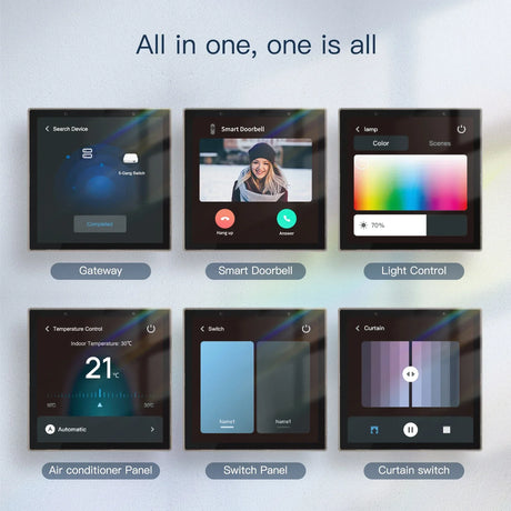 Smart home control panels.