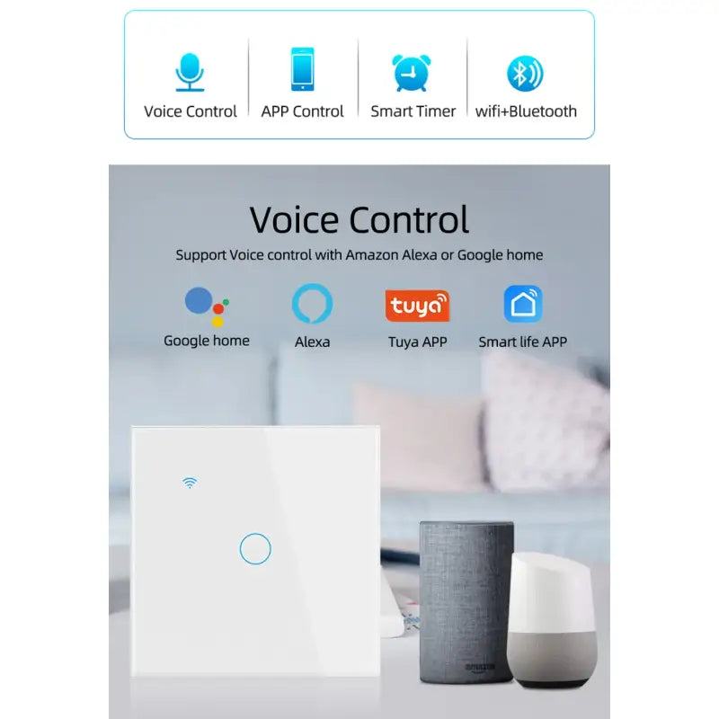 a smart home device with voice control