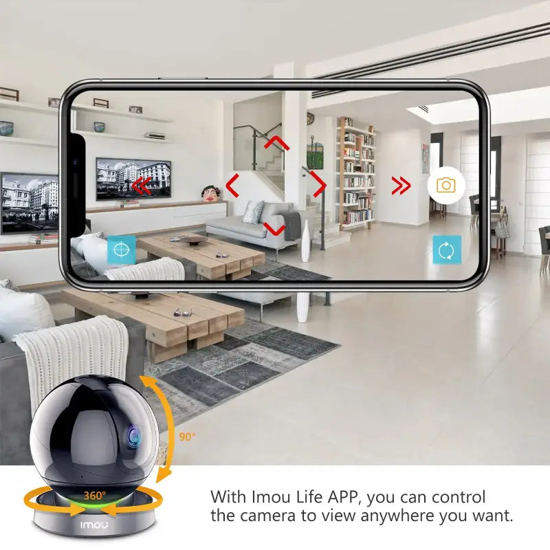 A smart home security camera