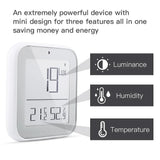 Smart home sensor with digital display.