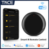 Smart IR remote control with smartphone app.