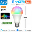 Smart LED light bulb.