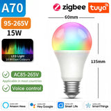 Smart LED light bulb.
