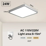 led panel ceiling light