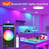 a smart light with a smart app on the screen
