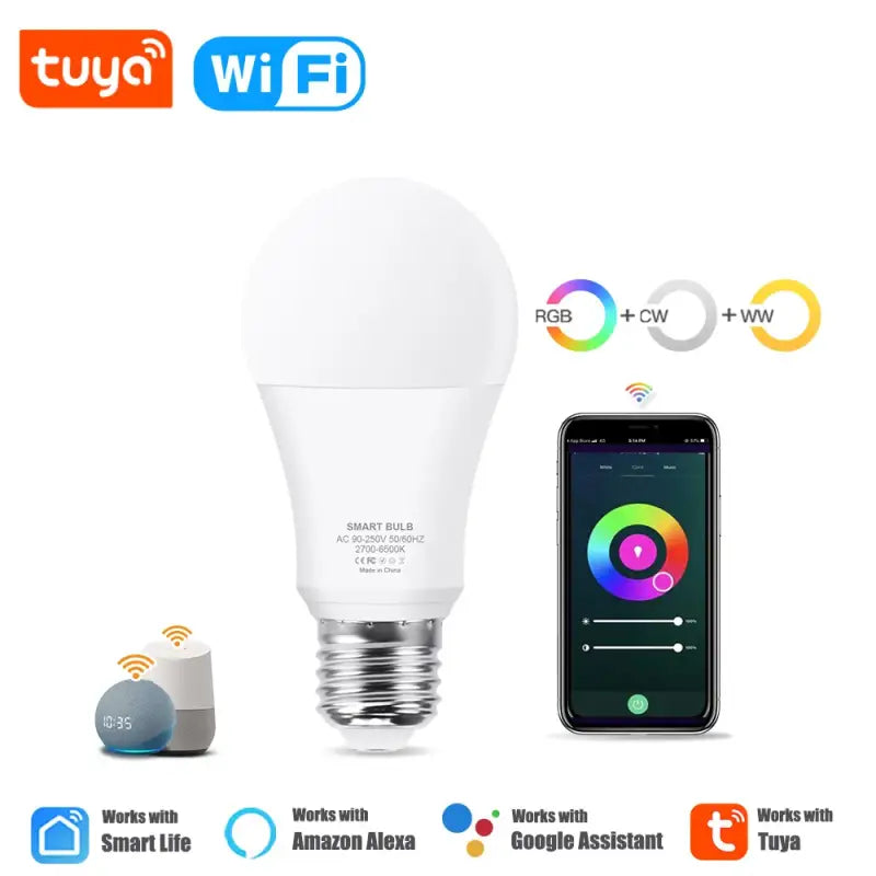 a smart light bulb with a smart app