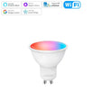 A smart light bulb with the app on it