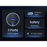 the smart light control panel is shown in the image