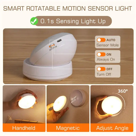 The smart light is shown with the instructions