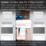 Smart light switch setup.