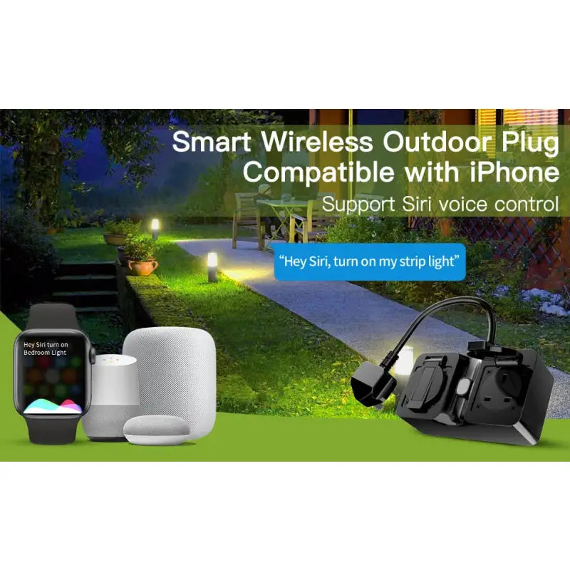 smart outdoor lighting with wireless control