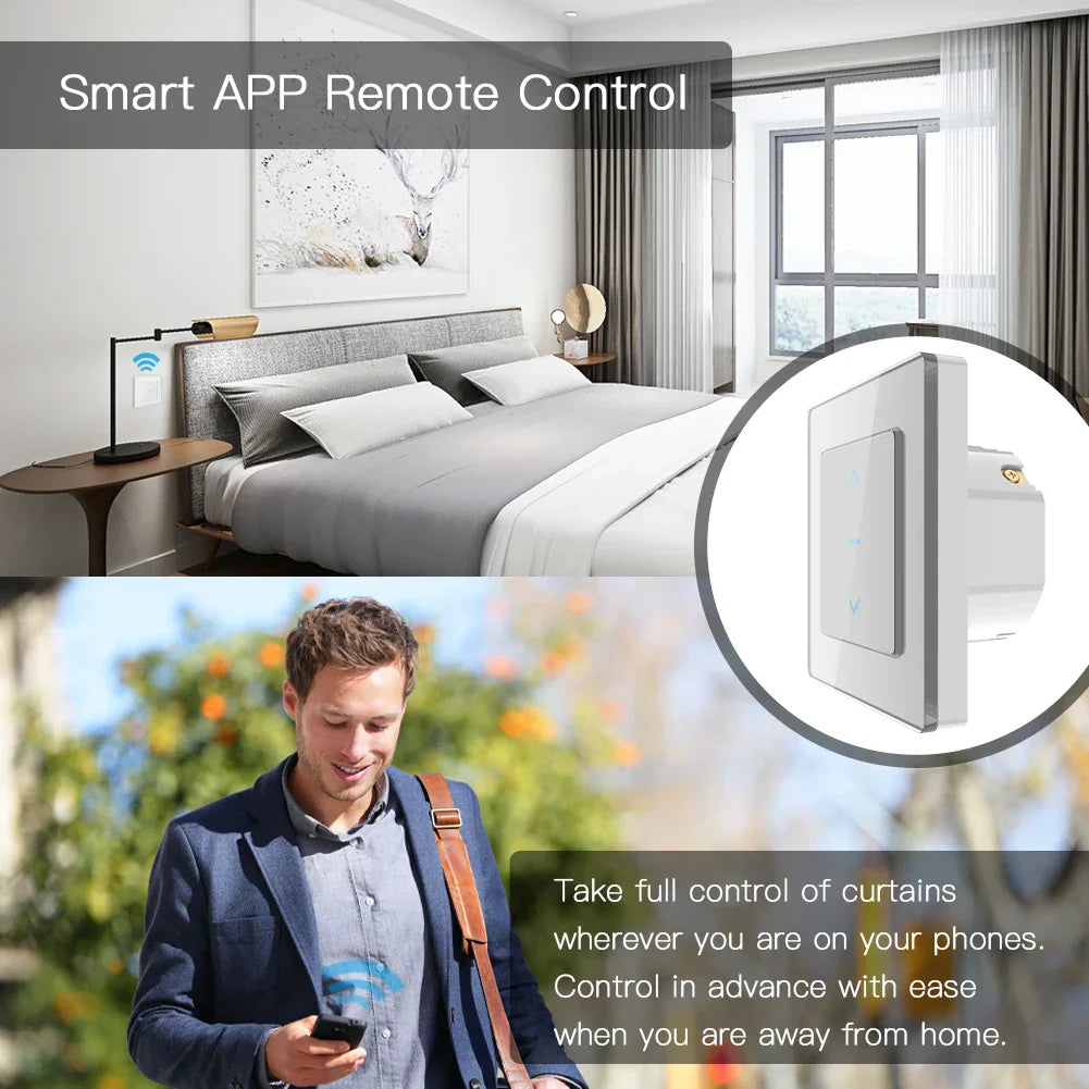 Smart remote control light switch.
