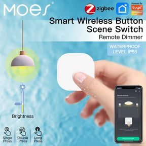 Smart wireless button scene switch.