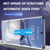 a smartphone with the text,’not afraid scratch automatic quick fix ’