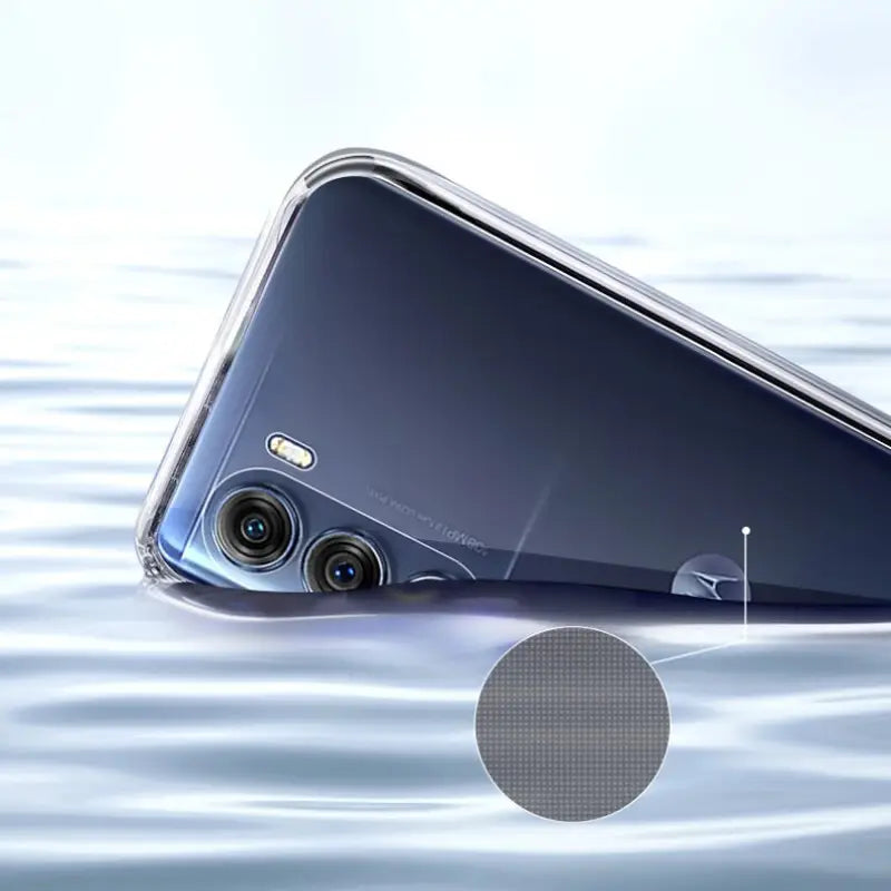 the new smartphone is floating in the water