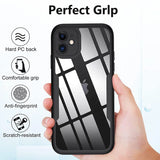 Smartphone case with a geometric pattern and protective features.