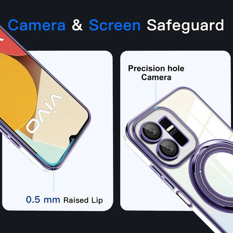 Smartphone case with protective features for the camera and screen.