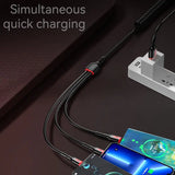 a smartphone charging device with a cable connected to it