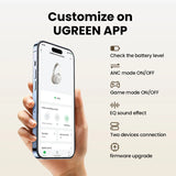 UGREEN HiTune Max5 Wireless Bluetooth Headphones - TWS Noise Cancelling HiFi Stereo Dynamic Earbuds Headphones