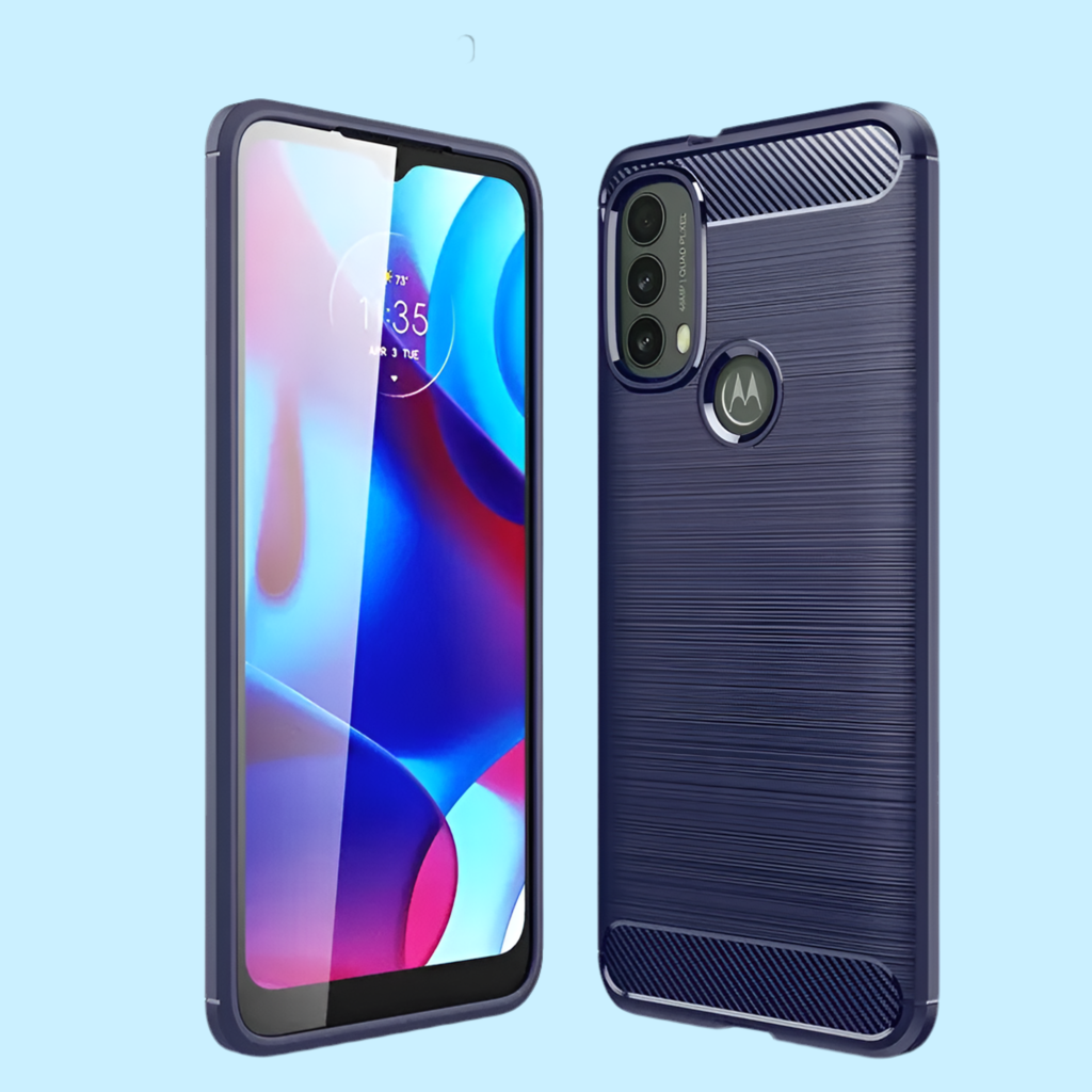 Telefon Fall Für Motorola Moto E40 Fall Stoßfest TPU Carbon Faser Telefon Fall Für Moto E20 E30