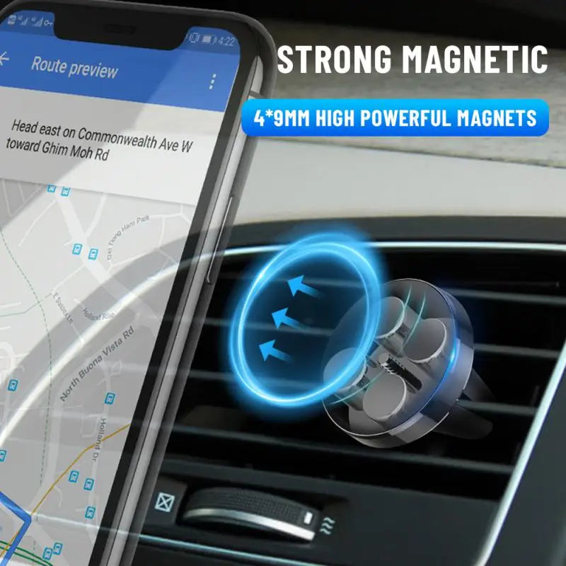 a smartphone with a car dashboard and a phone in the center