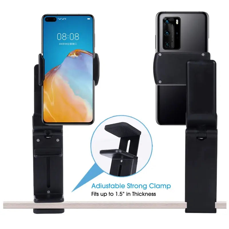 the adjustable phone stand with a phone holder