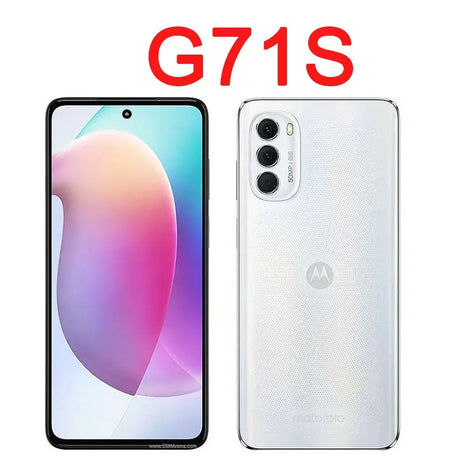 the new smartphone with a white background and a red text that reads g7s