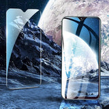 a smartphone with a view of the earth and a planet