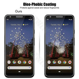 two smartphones with the same screens showing fireworks