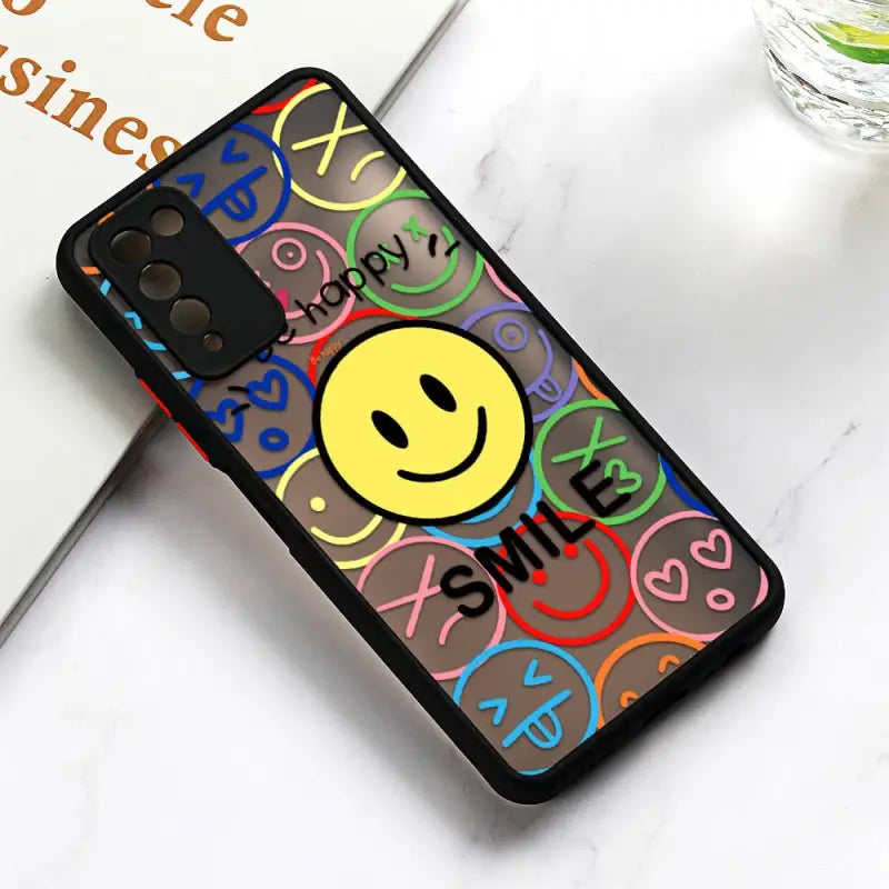 smiley face phone case