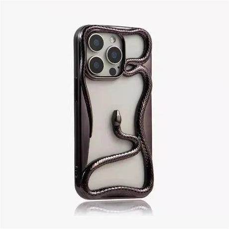 Snake-themed phone case.