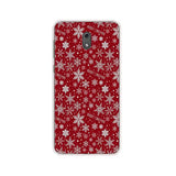 red snowflakes case for samsung galaxy s4