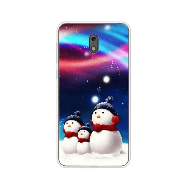 snowman couple case for samsung galaxy s9