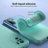 the case is made from soft plastic and has a built in phone holder