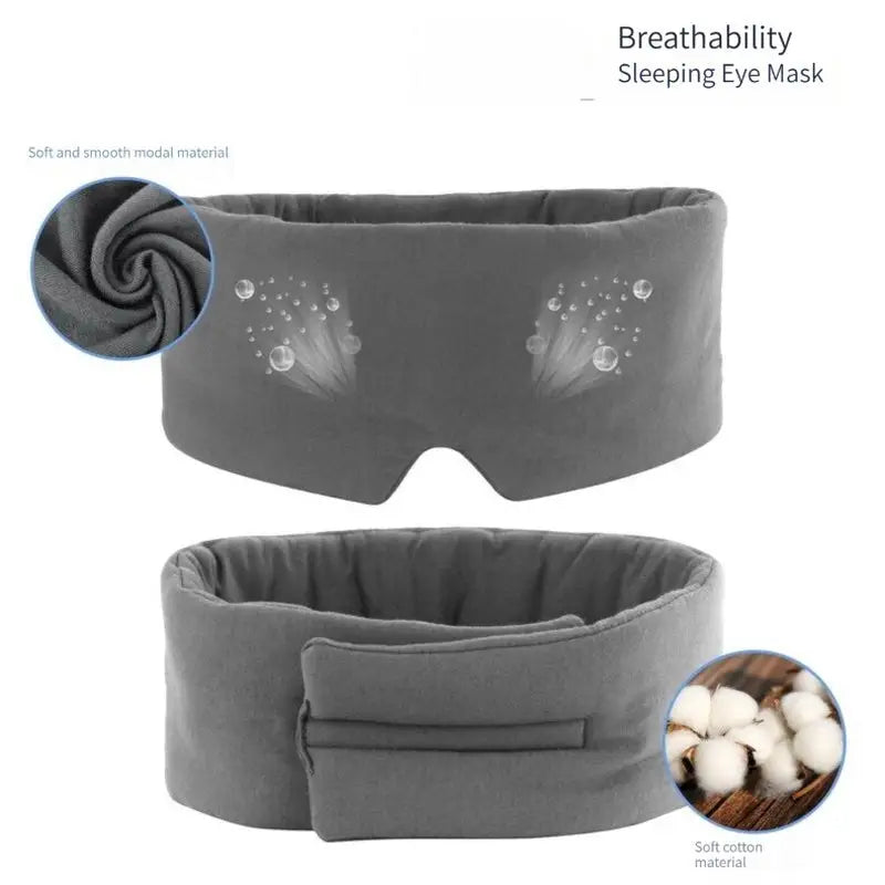 the sleep mask with a sleeping headband