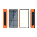 solar power bank with led