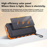 solar power bank with leds