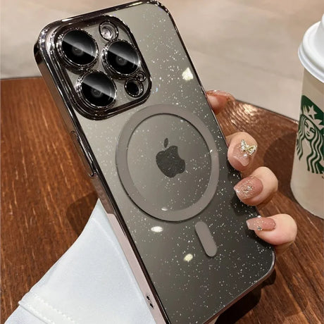 Sparkly iPhone case with MagSafe.