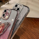 Sparkly, jeweled phone cases.
