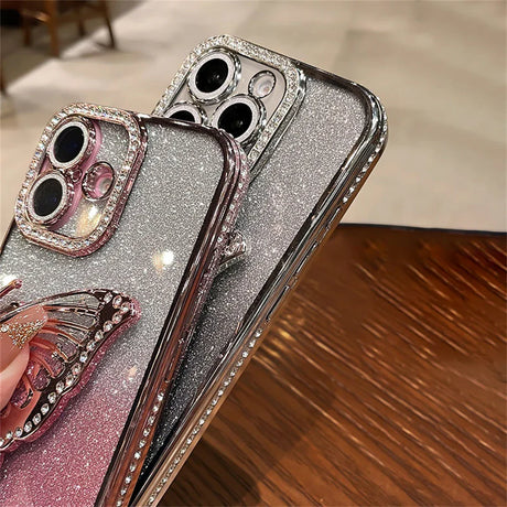 Sparkly, jeweled phone cases.