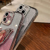 Sparkly, jeweled phone cases.