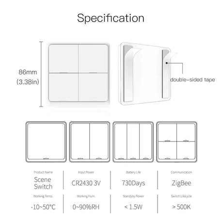 The specification of the smart home appliance